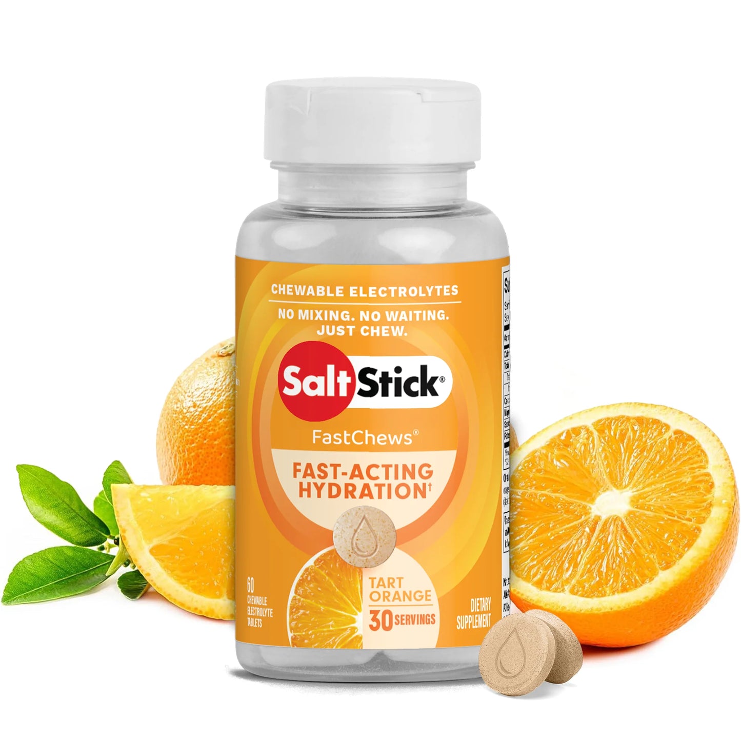 SaltStick Fastchews Chewable Electrolyte Tablets - Bottle Of 60 Chews