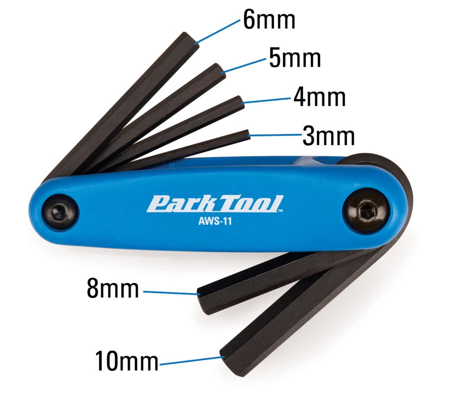 Park Tool - AWS-11 Fold-Up Hex Wrench - 763477000309