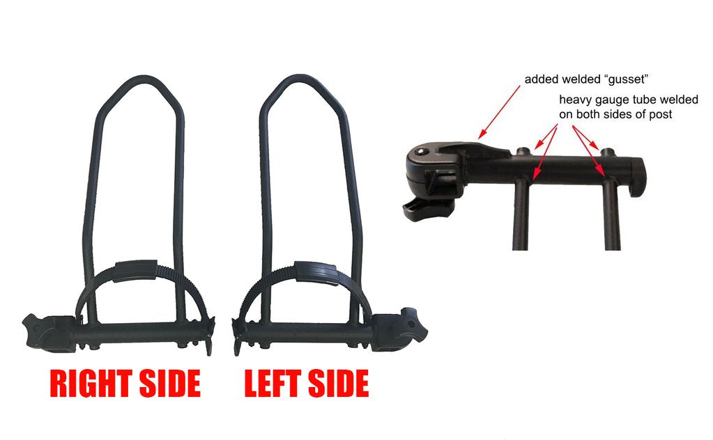 Hollywood Racks Universal E-Bike Wheel Holder Set - FT-S From Sprocket Kings Welded Gusset
