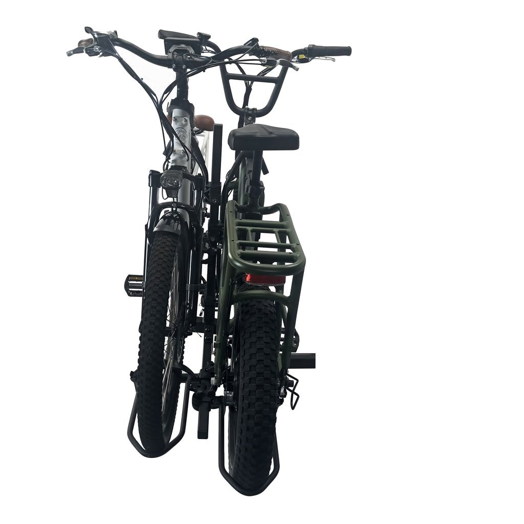 Hollywood Racks Sport Rider For Regular and Fat Electric Bikes - HR1500 From Sprocket Kings With Bikes Loaded