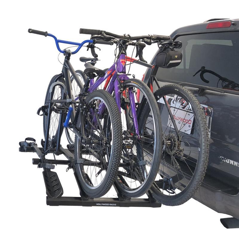 Hollywood Racks Destination 4 Bike Hitch Rack - HR4000 with 3 Bikes