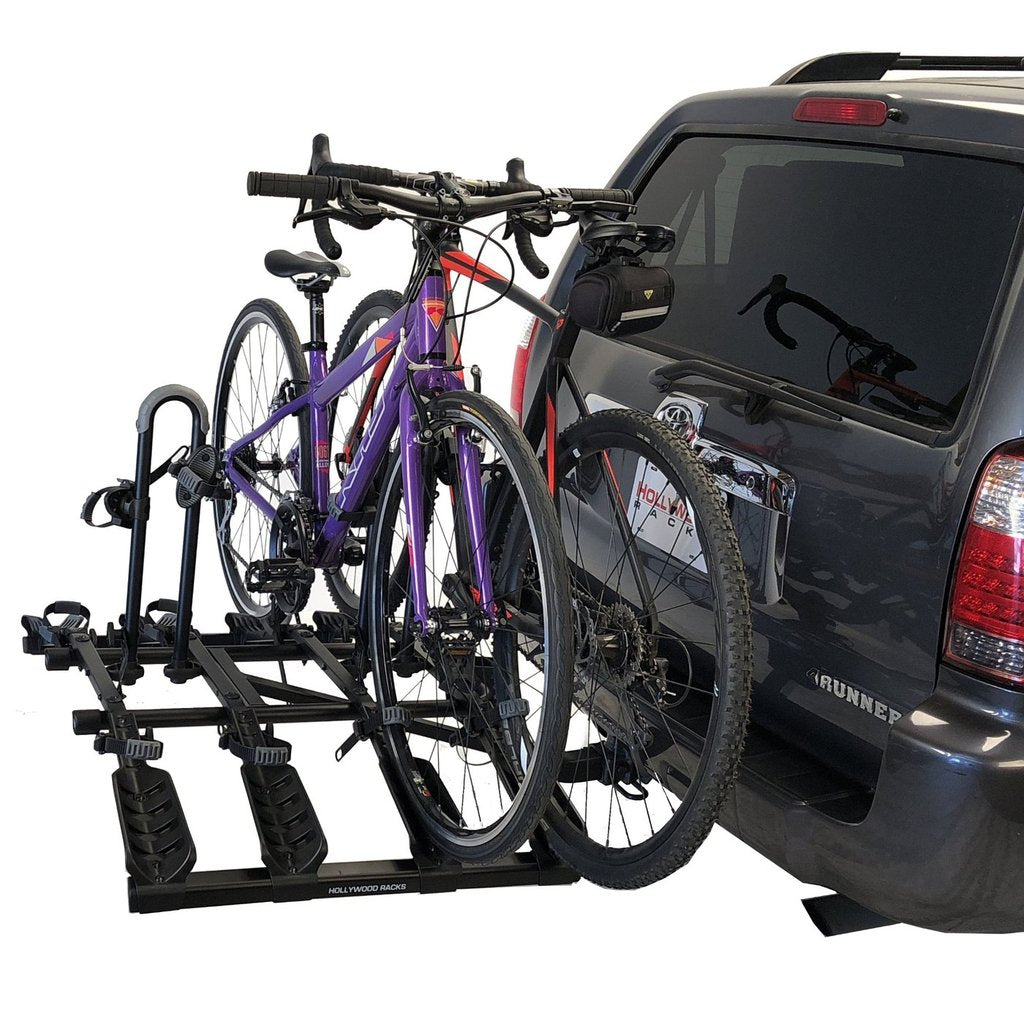 Hollywood Racks Destination 4 Bike Hitch Rack - HR4000 with 2 Bikes