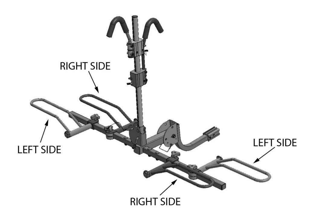 Hollywood Racks Universal E-Bike Wheel Holder Set - FT-S From Sprocket Kings Sides
