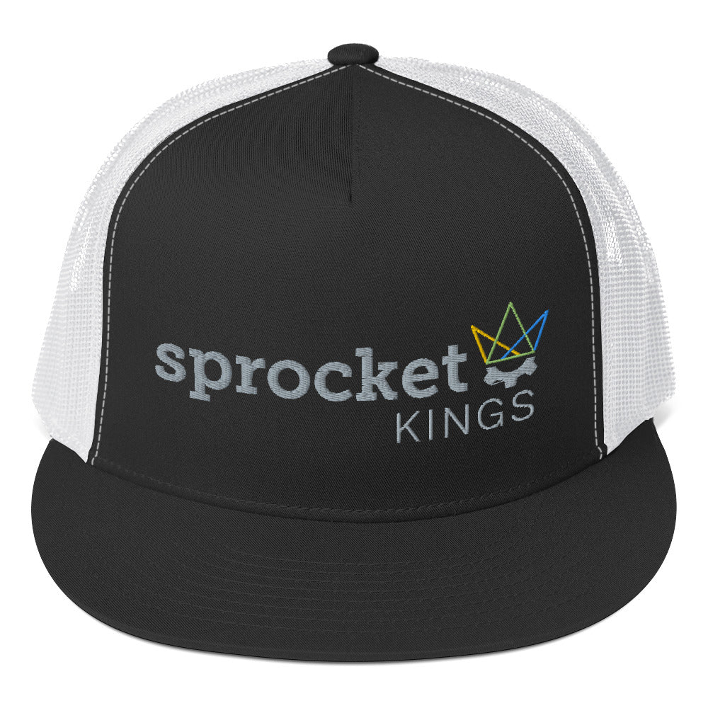 Sprocket Kings Embroidered Snapback Trucker Hat - Yupoong Classic