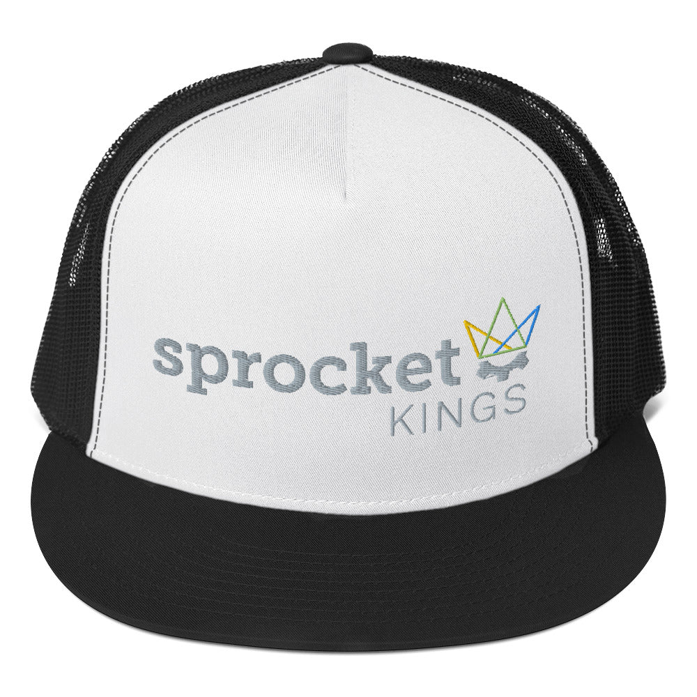 Sprocket Kings Embroidered Snapback Trucker Hat - Yupoong Classic