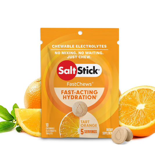 SaltStick Fastchews Chewable Electrolyte Tablets - Pouch Of 10 Chews - SINGLE POUCH