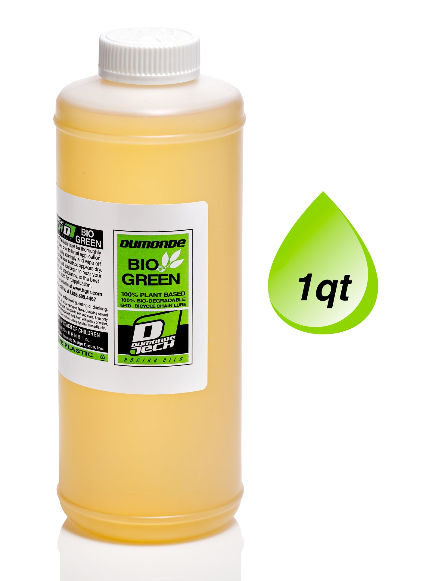Dumonde Tech G-10 Bio Green Bicycle Chain Lubricant - MULTIPLE SIZES