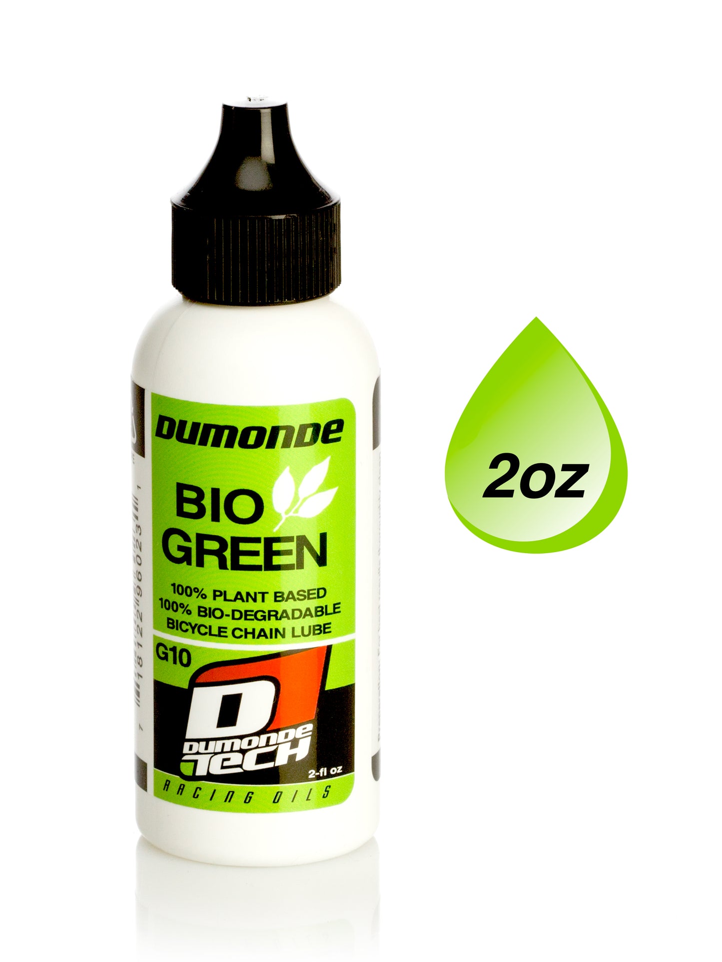 Dumonde Tech G-10 Bio Green Bicycle Chain Lubricant - MULTIPLE SIZES