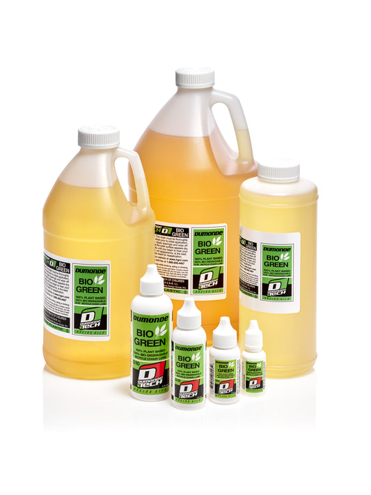 Dumonde Tech G-10 Bio Green Bicycle Chain Lubricant - MULTIPLE SIZES