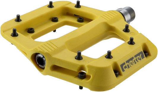 Discontinued Style - RaceFace Chester Pedals - Platform, Composite, 9/16", Yellow
