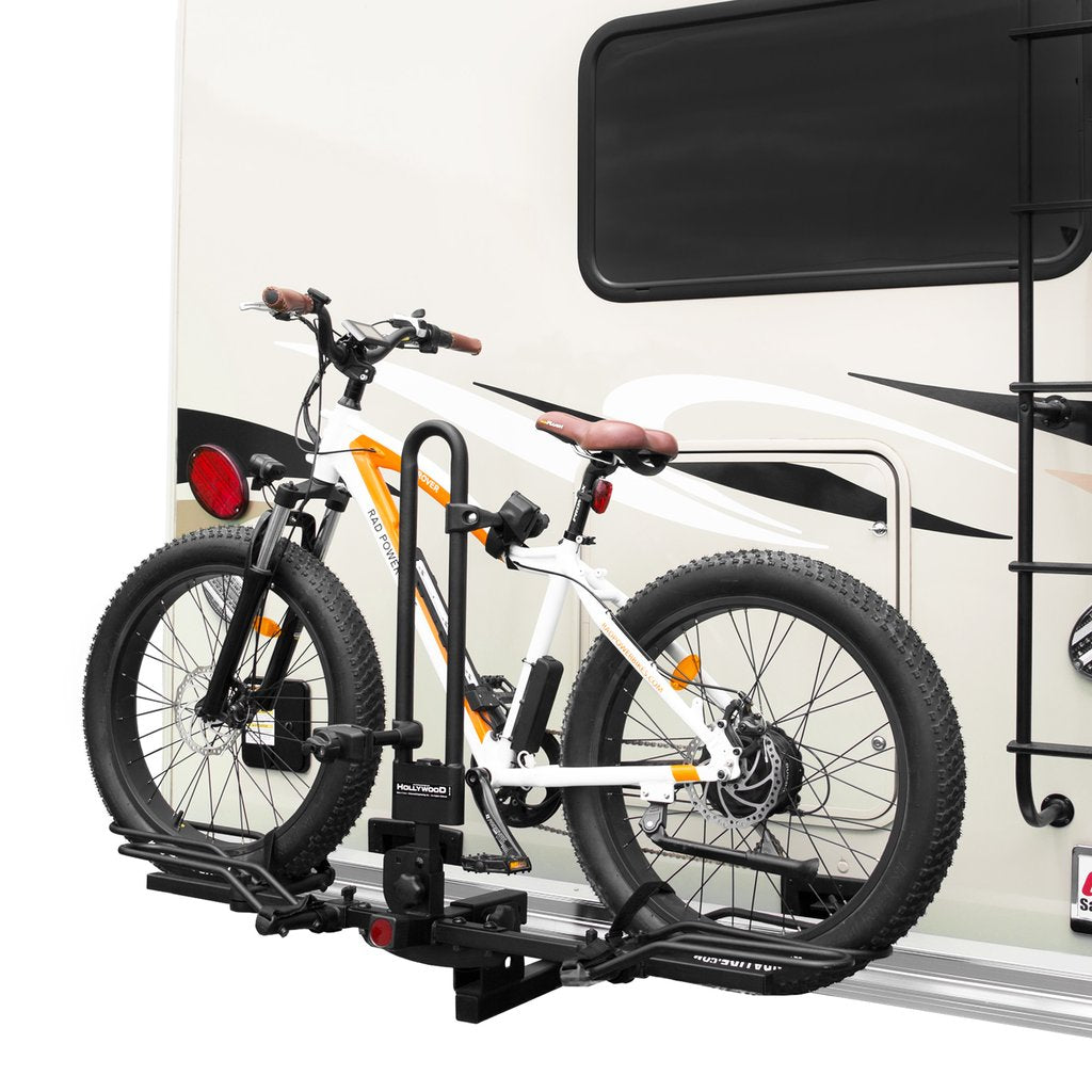 Hollywood Racks RV Rider For Recreational Vehicles - HR1700 with 1 bike on RV trailer Hitch