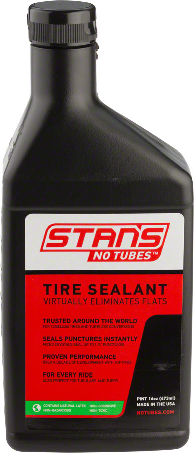 Stan's No Tubes Regular Tire Sealant 16oz Bottle | Bicycle Tubeless Technology From Sprocket Kings