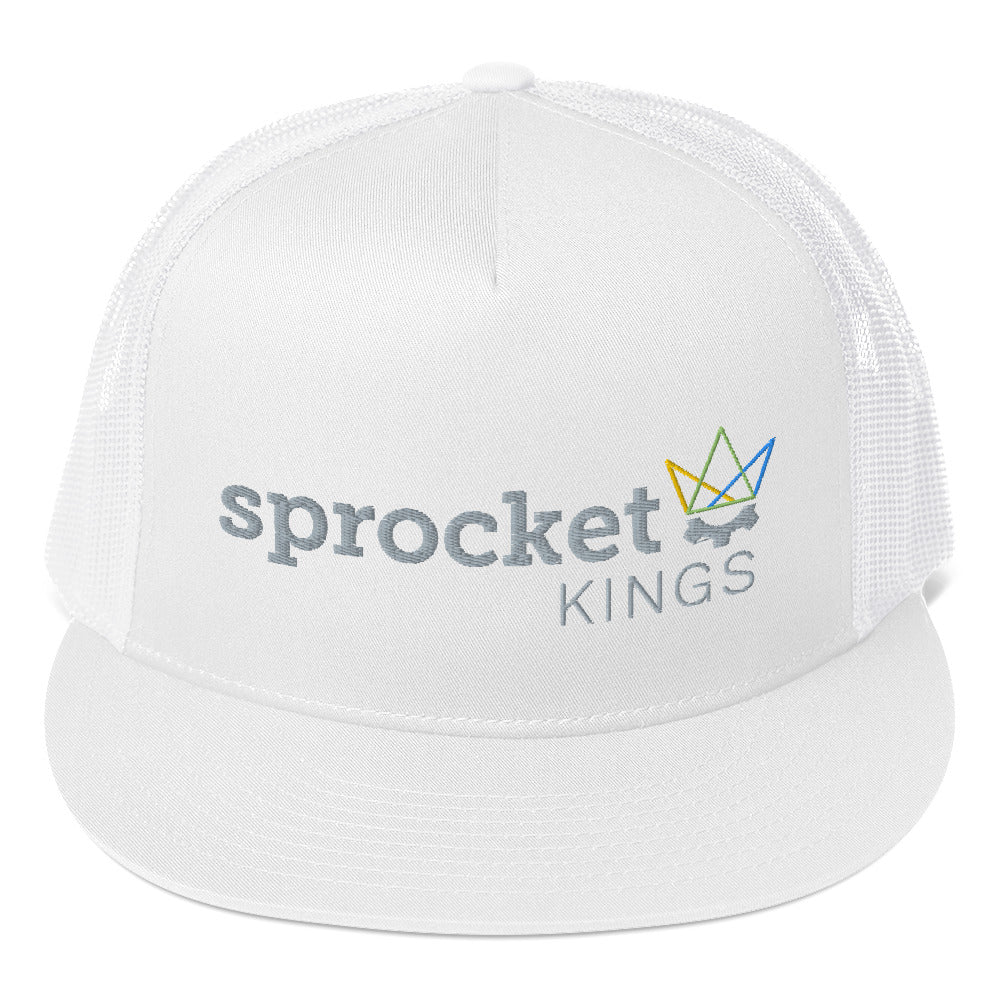 Sprocket Kings Embroidered Snapback Trucker Hat - Yupoong Classic